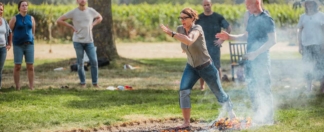 Teamcoachingsevent Vuurlopen