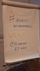 Amnesty International workshop burn-out